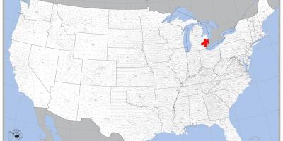 Detroit Lage auf der Karte anzeigen